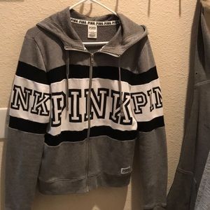 PINK zip hoodie